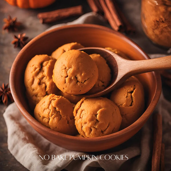 No Bake Pumpkin Cookies