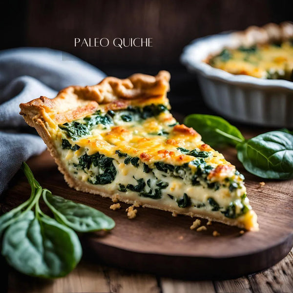 Paleo Quiche with Dairy-Free , Grain-Free Crust