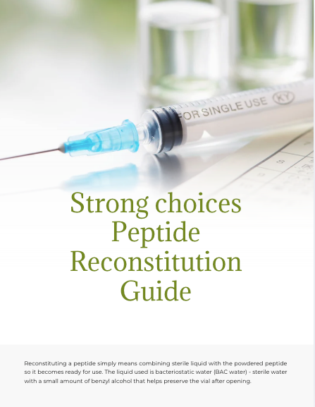 Strong Choices Peptide Reconstitution Guide