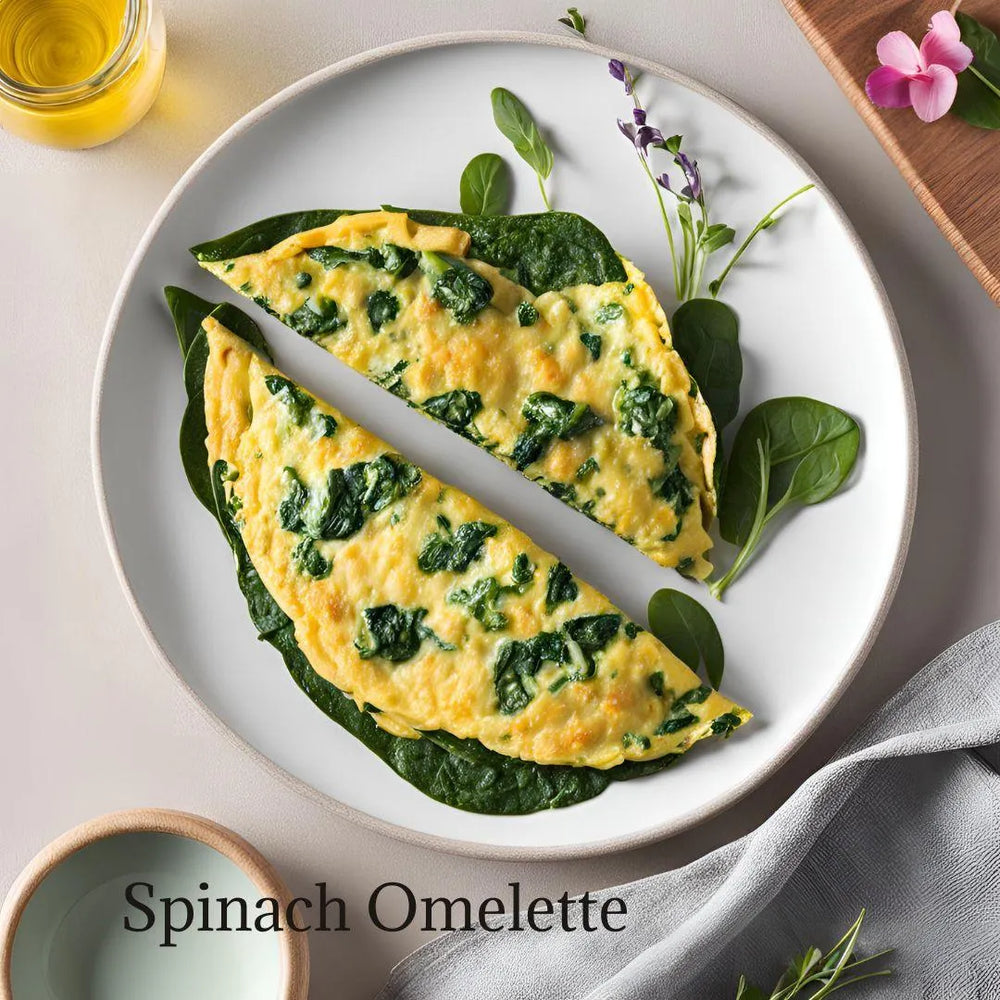 Spinach Omelette Recipe