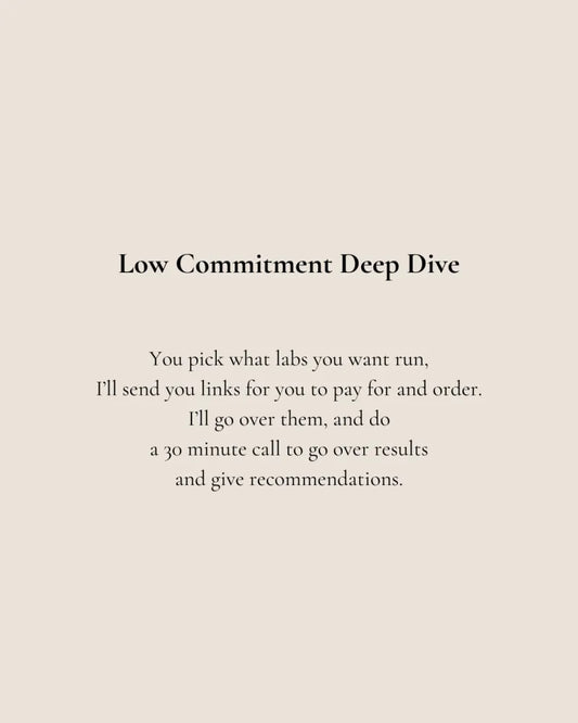 Low Commitment Deep Dive